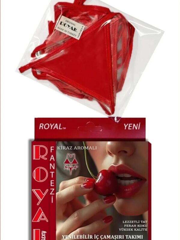 Kiraz Aromalı Yenilebilir Fantezi İç Çamaşır Takımı 7009 - 1