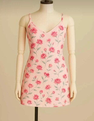 Luna Veil Bürümcük Kumaş Gecelik 6852 - ÇeyizeDairHerşey