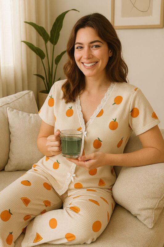 Portakal Bahçesi Pijama Takım 6948 - 1