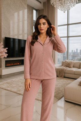 Rosé Lounge Pijama Takım 7057 - ÇeyizeDairHerşey